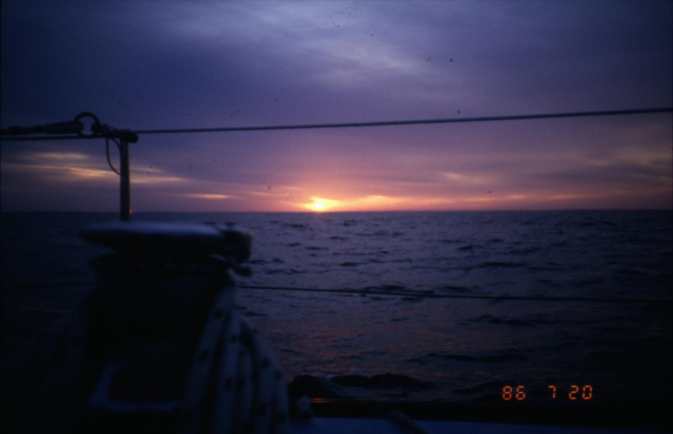 Parry Endeavour. Sunrise. 20 July 1986.